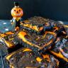 Halloween Cheesecake Brownies - Urban Meadow