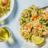 Shrimp Spaghetti In Extra Virgin Olive Oil Dressing - Pompeian