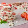 Strawberry and Chocolate Frozen Yogurt Bark - Urban Meadow